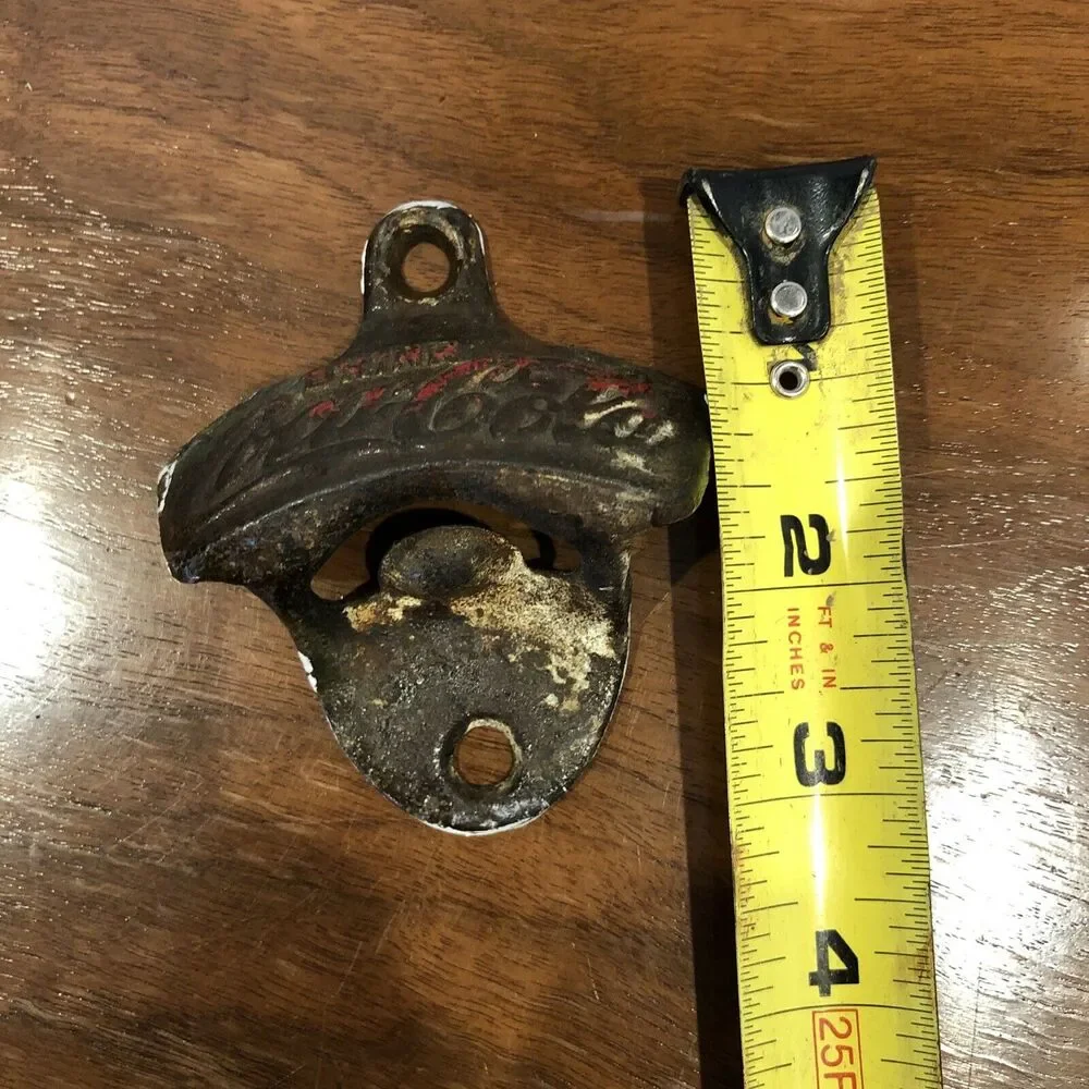 Antique Coca Cola Starr “X” Wall Mount Cast Iron Bottle Opener